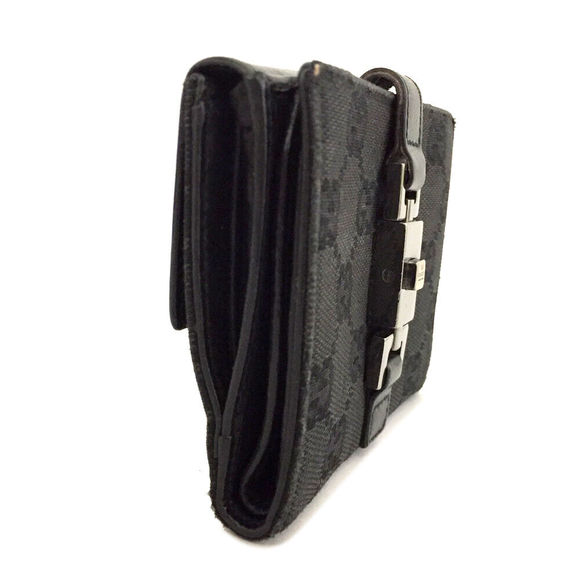 Gucci Jackie Gg Logo Canvas Leather #75301G69 - Picture 2 of 8